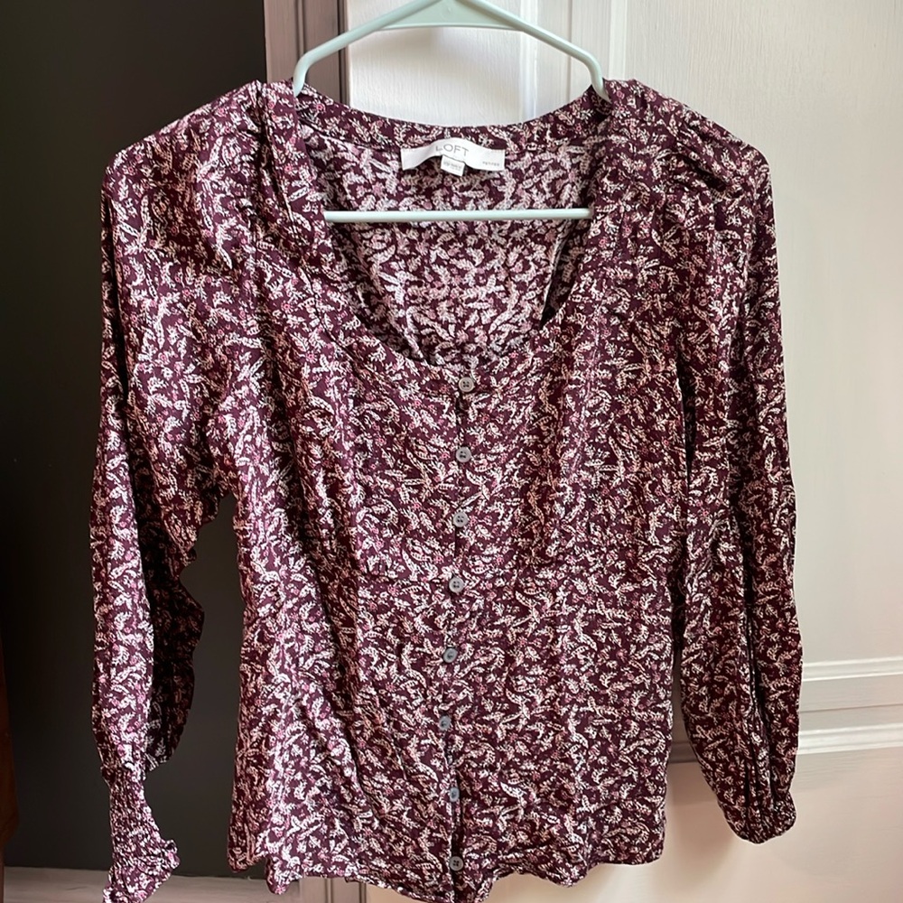Loft paisley top